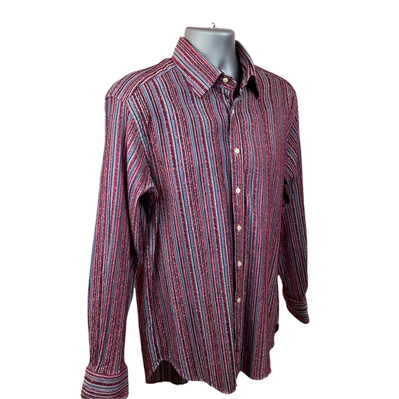 ETRO Made in Italy Oxford Shirt NOT XXL -fits Mens med w/relax fit/Lg slim fit. - Picture 3 of 8